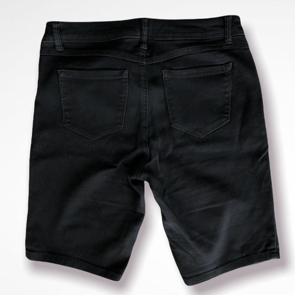 A3 Denim Biker Shorts - Picture 2 of 5